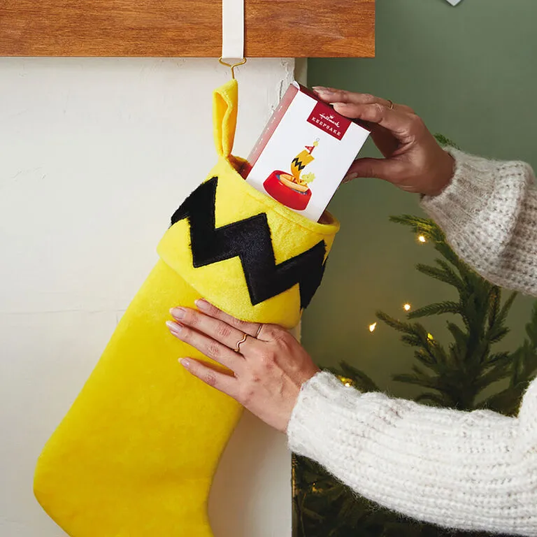 Hallmark The Peanuts® Gang Charlie Brown Stocking 2 Hallmark The Peanuts® Gang Charlie Brown Stocking - Image 2