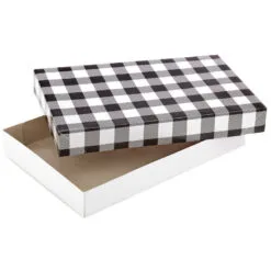 Hallmark Checks And Plaids 12-Pack Designed Shirt Boxes -Hot Sale Hallmark Store Checks and Plaids 12Pack Designed Shirt Boxes 5XBC1124 04