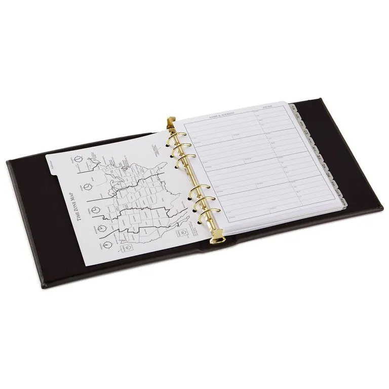 Hallmark Classic Charcoal Address Book 2 Hallmark Classic Charcoal Address Book - Image 2