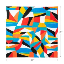 Hallmark 26" Colorful Abstract Fabric Gift Wrap With Elastic Band 9 Hallmark 26" Colorful Abstract Fabric Gift Wrap With Elastic Band -Hot Sale Hallmark Store Colorful Abstract Fabric Gift Wrap With Elastic Band 1299EJR6379 04