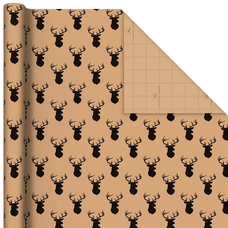 Hallmark Colorful Christmas 4-Pack Kraft Wrapping Paper Assortment, 88 Sq. Ft. 6 Hallmark Colorful Christmas 4-Pack Kraft Wrapping Paper Assortment, 88 Sq. Ft. - Image 6