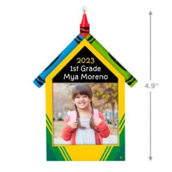 Hallmark Crayola® A Colorful School Year Personalized Photo Frame Ornament 6 Hallmark Crayola® A Colorful School Year Personalized Photo Frame Ornament -Hot Sale Hallmark Store Crayola A Colorful School Year Picture Frame Personalized Keepsake Ornament 2499QHE2110B1 03
