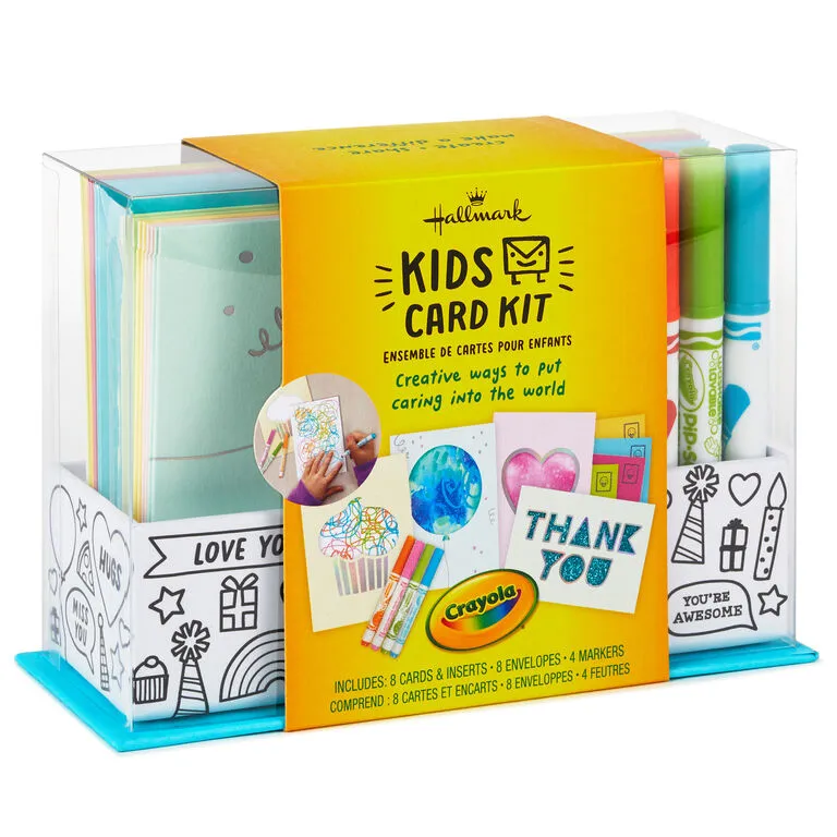 Hallmark Crayola® Kids Card Kit With Markers In Caddy, Pack Of 8 8 Hallmark Crayola® Kids Card Kit With Markers In Caddy, Pack Of 8 - Image 8