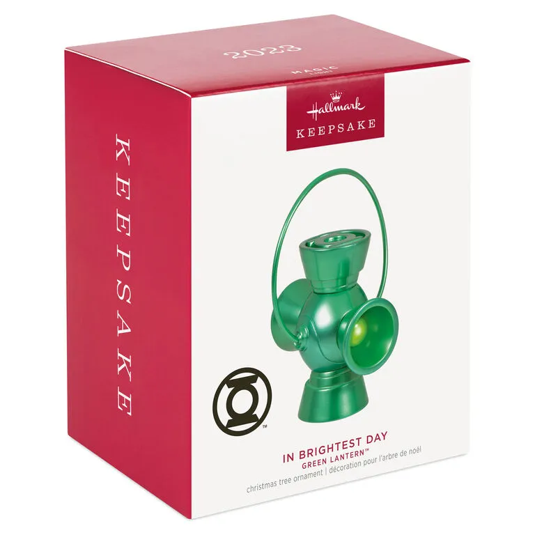 Hallmark DC™ Green Lantern™ In Brightest Day Ornament With Light 4 Hallmark DC™ Green Lantern™ In Brightest Day Ornament With Light - Image 4
