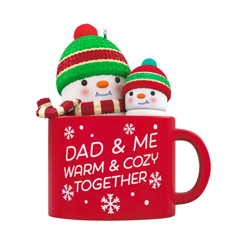 Hallmark Dad & Me Hot Cocoa Mug 2023 Ornament 1 Hallmark Dad & Me Hot Cocoa Mug 2023 Ornament