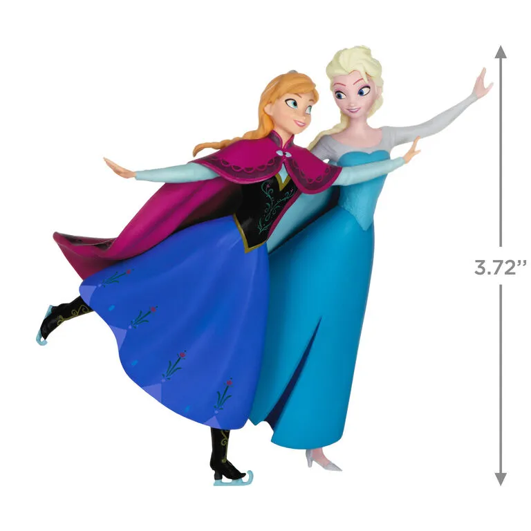 Hallmark Disney Frozen 10th Anniversary Two Sisters, One Heart Ornament 3 Hallmark Disney Frozen 10th Anniversary Two Sisters, One Heart Ornament - Image 3