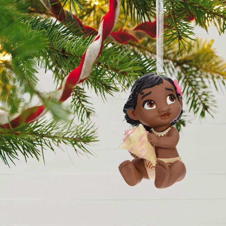 Hallmark Disney Moana The Ocean Chose Me Porcelain Ornament 2 Hallmark Disney Moana The Ocean Chose Me Porcelain Ornament - Image 2