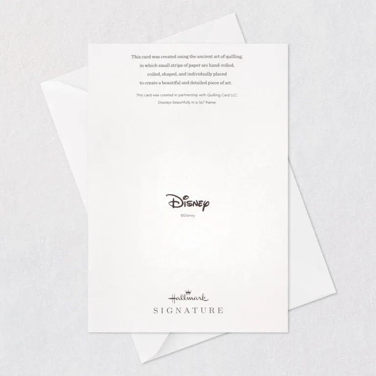 Hallmark Disney Princess Cinderella You Sparkle Quilled Paper Handmade Card 7 Hallmark Disney Princess Cinderella You Sparkle Quilled Paper Handmade Card - Image 7