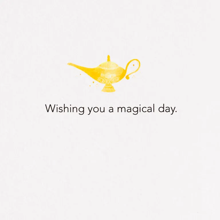 Hallmark Disney Princess Jasmine Magical Day Quilled Paper Handmade Card 2 Hallmark Disney Princess Jasmine Magical Day Quilled Paper Handmade Card - Image 2