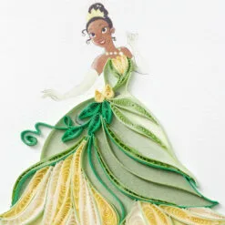 Hallmark Disney The Princess And The Frog Tiana Happy Wish Quilled Paper Handmade Card 11 Hallmark Disney The Princess And The Frog Tiana Happy Wish Quilled Paper Handmade Card -Hot Sale Hallmark Store Disney Princess and the Frog Tiana Quilled Paper Card 1299LAD2855 04