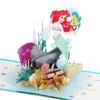 Hallmark Disney The Little Mermaid Wishing You Happiness 3D Pop-Up Card