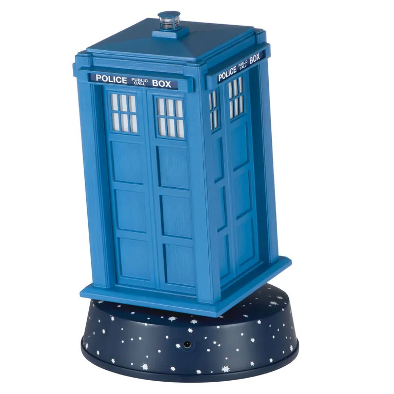 Hallmark Doctor Who 60th Anniversary TARDIS Tabletop Decoration With Light, Sound And Motion 4 Hallmark Doctor Who 60th Anniversary TARDIS Tabletop Decoration With Light, Sound And Motion - Image 4