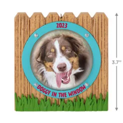 Hallmark Doggy In The Window 2023 Photo Frame Ornament 8 Hallmark Doggy In The Window 2023 Photo Frame Ornament -Hot Sale Hallmark Store Doggy in Window Fence Picture Frame Keepsake Ornament 1599QGO2599 03