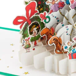 Hallmark Dr. Seuss™ How The Grinch Stole Christmas!™ Wreath 3D Pop-Up Christmas Card -Hot Sale Hallmark Store Dr. Seuss Grinch 3D PopUp Christmas Card 1499IXC7132 03