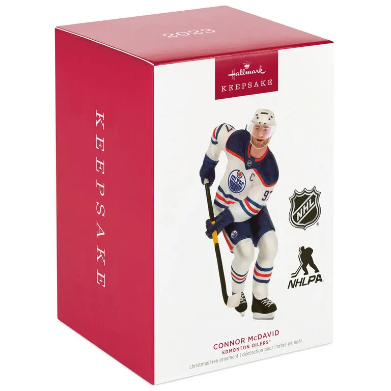 Hallmark NHL® Edmonton Oilers® Connor McDavid Ornament 4 Hallmark NHL® Edmonton Oilers® Connor McDavid Ornament - Image 4