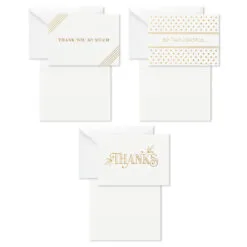 Hallmark Elegant Dimensions Boxed Blank Thank-You Notes Assortment, Pack Of 120 8 Hallmark Elegant Dimensions Boxed Blank Thank-You Notes Assortment, Pack Of 120 -Hot Sale Hallmark Store Elegant Dimensions Assorted Boxed ThankYou Cards 5STZ1161 03