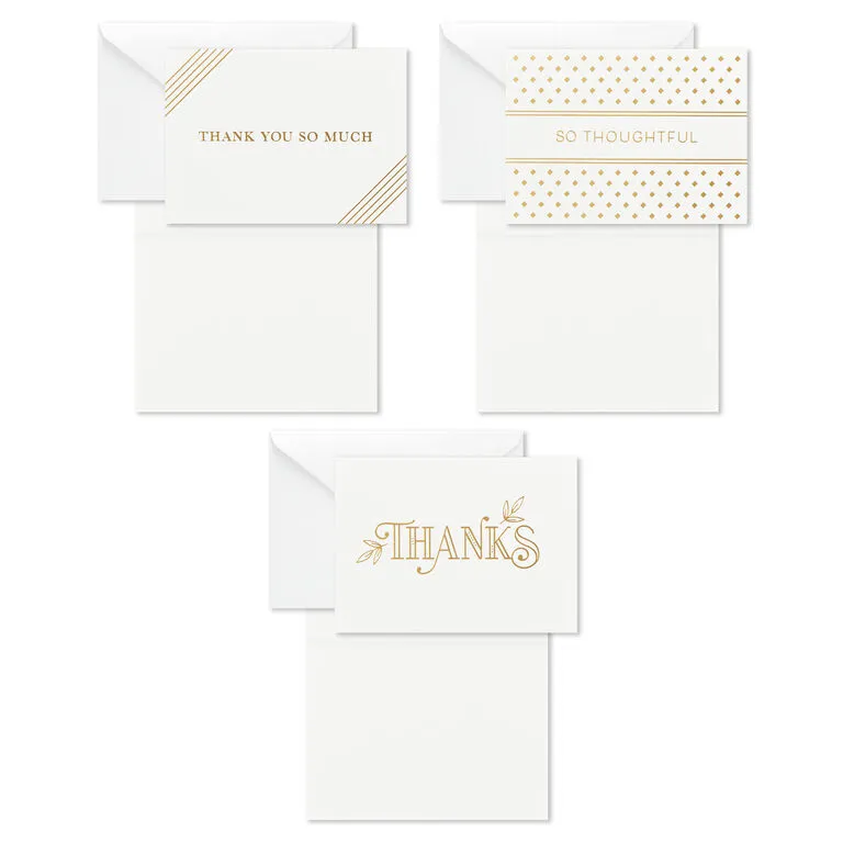 Hallmark Elegant Dimensions Boxed Blank Thank-You Notes Assortment, Pack Of 120 3 Hallmark Elegant Dimensions Boxed Blank Thank-You Notes Assortment, Pack Of 120 - Image 3