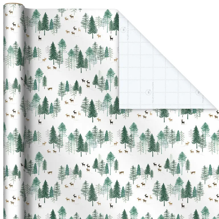 Hallmark Elegant Evergreens 2-Pack Holiday Wrapping Paper, 150 Sq. Ft. 6 Hallmark Elegant Evergreens 2-Pack Holiday Wrapping Paper, 150 Sq. Ft. - Image 6