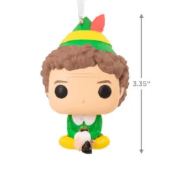 Elf Buddy The Elf™ Funko POP!® Hallmark Ornament -Hot Sale Hallmark Store Elf Buddy the Elf Funko POP Christmas Ornament 3HCM1107 03