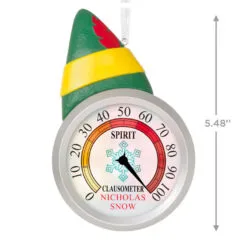 Hallmark Elf™ Clausometer Personalized Ornament With Light 6 Hallmark Elf™ Clausometer Personalized Ornament With Light -Hot Sale Hallmark Store Elf Clausometer Personalized Keepsake Ornament With Light 2999QHE2117B1 03