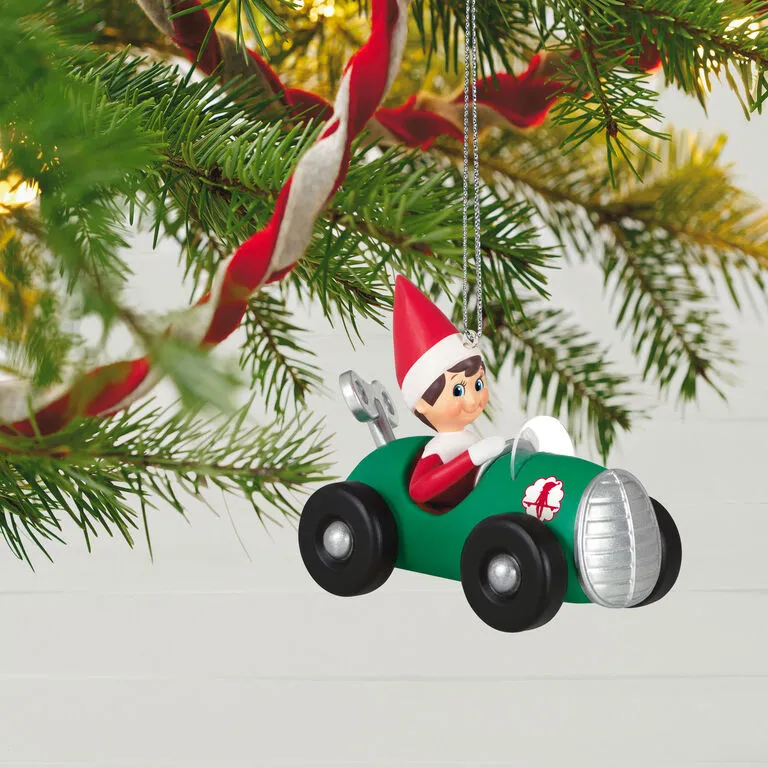 Hallmark The Elf On The Shelf® Race To The Finish Scout Elf™ Ornament 2 Hallmark The Elf On The Shelf® Race To The Finish Scout Elf™ Ornament - Image 2