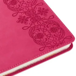 Hallmark Embossed Border Fuchsia Faux Leather Notebook 11 Hallmark Embossed Border Fuchsia Faux Leather Notebook -Hot Sale Hallmark Store Embossed Border Fuchsia Faux Leather Notebook 5HWJ6937 05