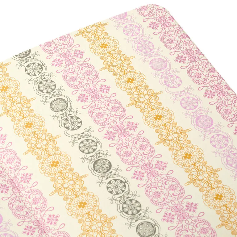 Hallmark Embossed Border Fuchsia Faux Leather Notebook 6 Hallmark Embossed Border Fuchsia Faux Leather Notebook - Image 6