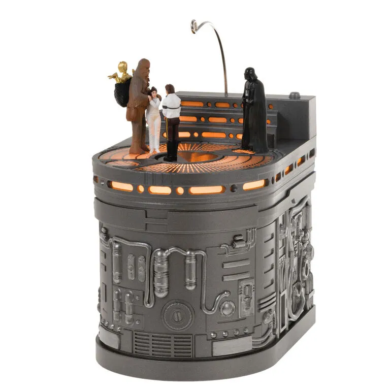 Hallmark Star Wars: The Empire Strikes Back™ Into The Carbon-Freezing™ Chamber Ornament With Light, Sound And Motion 1 Hallmark Star Wars: The Empire Strikes Back™ Into The Carbon-Freezing™ Chamber Ornament With Light, Sound And Motion