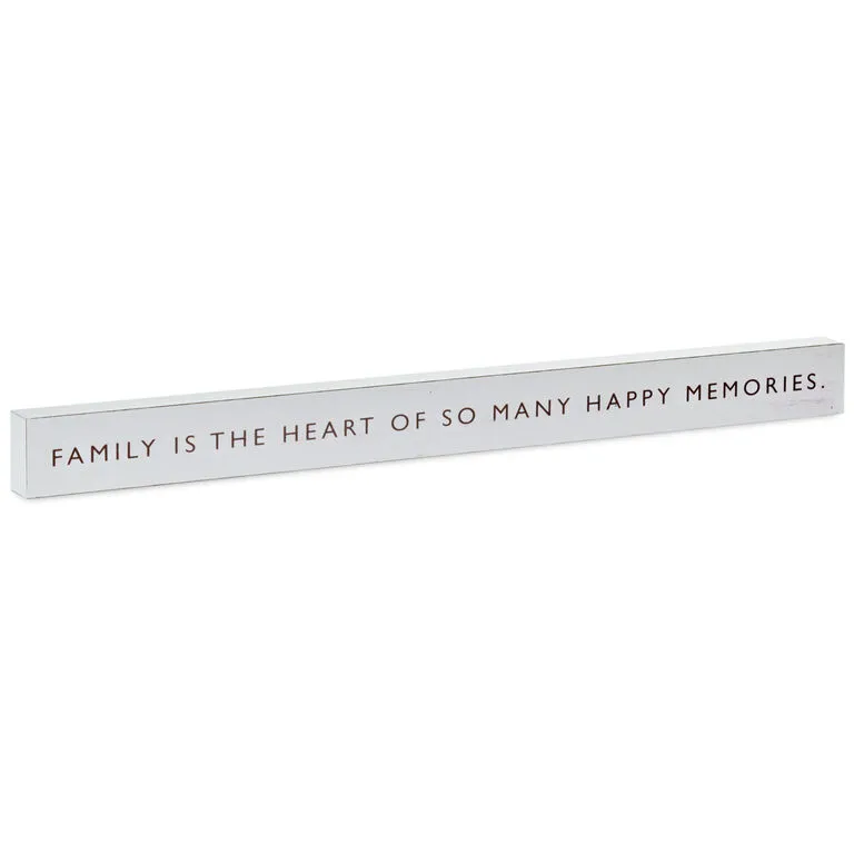 Hallmark Family Is The Heart Wood Quote Sign, 23.5x2 1 Hallmark Family Is The Heart Wood Quote Sign, 23.5x2