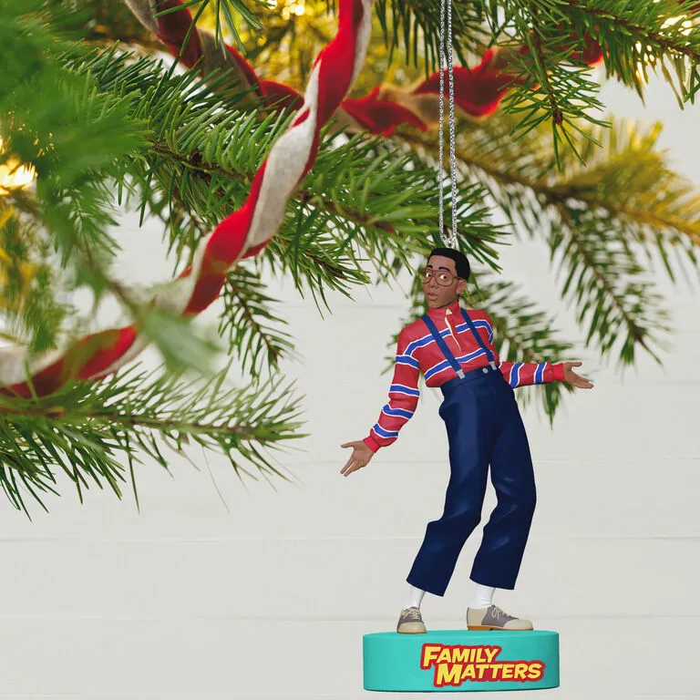 Hallmark Family Matters Steve Urkel Ornament With Sound 2 Hallmark Family Matters Steve Urkel Ornament With Sound - Image 2