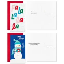 Hallmark Colorful And Casual Money-Holder Boxed Christmas Cards Assortment, Pack Of 36 -Hot Sale Hallmark Store Festive Assorted MoneyHolder Boxed Christmas Cards 5CZE2139 03