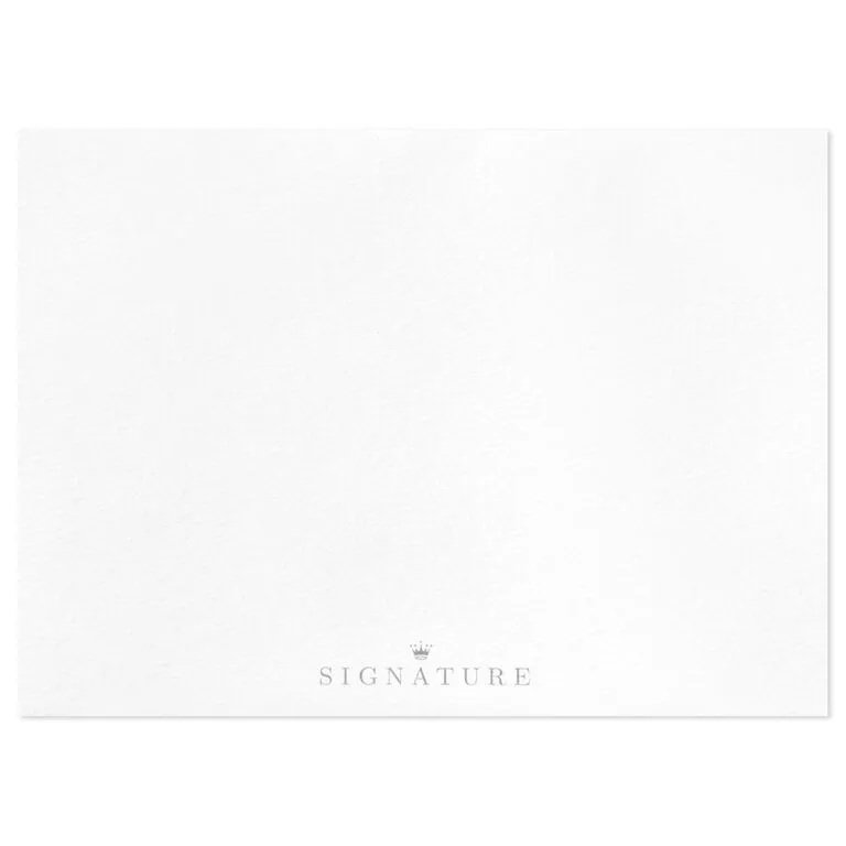 Hallmark Floral Laser Foil Heart Blank Note Cards, Box Of 8 5 Hallmark Floral Laser Foil Heart Blank Note Cards, Box Of 8 - Image 5