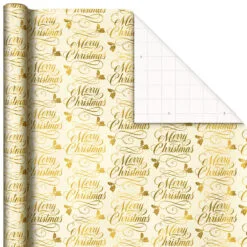 Hallmark Traditional 3-Pack Foil Christmas Wrapping Paper Assortment, 60 Sq. Ft. 12 Hallmark Traditional 3-Pack Foil Christmas Wrapping Paper Assortment, 60 Sq. Ft. -Hot Sale Hallmark Store Foil Christmas Wrapping Paper Assortment 5JXW1065 05