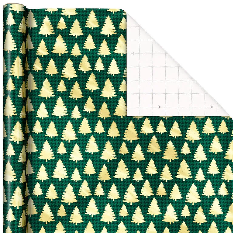 Hallmark Traditional 3-Pack Foil Christmas Wrapping Paper Assortment, 60 Sq. Ft. 6 Hallmark Traditional 3-Pack Foil Christmas Wrapping Paper Assortment, 60 Sq. Ft. - Image 6