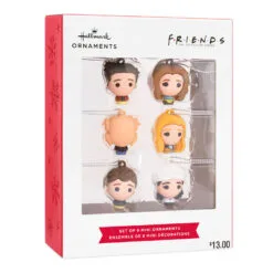 Mini Friends Shatterproof Hallmark Ornaments, Set Of 6 8 Mini Friends Shatterproof Hallmark Ornaments, Set Of 6 -Hot Sale Hallmark Store Friends Miniature Christmas Ornaments Set of 6 2HCM9229 04