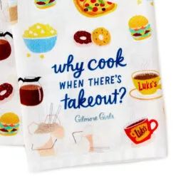 Hallmark Gilmore Girls Why Cook Tea Towel 6 Hallmark Gilmore Girls Why Cook Tea Towel -Hot Sale Hallmark Store Gilmore Girls Why Cook Kitchen Towel 1PCL1009 03