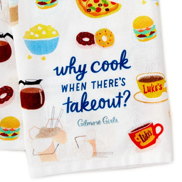Hallmark Gilmore Girls Why Cook Tea Towel 3 Hallmark Gilmore Girls Why Cook Tea Towel - Image 3