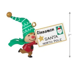 Hallmark Gnome For Christmas Cinnamon's Letter To Santa Ornament 8 Hallmark Gnome For Christmas Cinnamon's Letter To Santa Ornament -Hot Sale Hallmark Store Girl Gnome Letter to Santa Keepsake Ornament 1799QXE3319 03