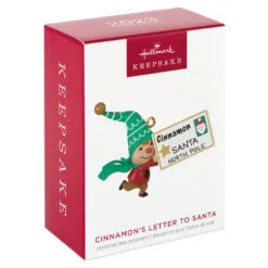 Hallmark Gnome For Christmas Cinnamon's Letter To Santa Ornament 9 Hallmark Gnome For Christmas Cinnamon's Letter To Santa Ornament -Hot Sale Hallmark Store Girl Gnome Letter to Santa Keepsake Ornament 1799QXE3319 04