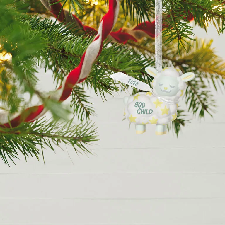 Hallmark Godchild 2023 Porcelain Ornament 2 Hallmark Godchild 2023 Porcelain Ornament - Image 2