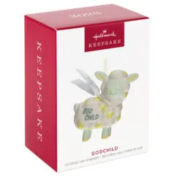 Hallmark Godchild 2023 Porcelain Ornament 9 Hallmark Godchild 2023 Porcelain Ornament -Hot Sale Hallmark Store Godchild Lamb Keepsake Ornament 1799QGO2609 04