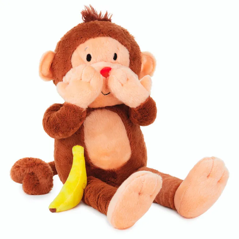Hallmark Goin' Bananas Monkey Singing Stuffed Animal, 12" 2 Hallmark Goin' Bananas Monkey Singing Stuffed Animal, 12" - Image 2