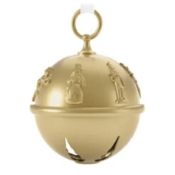 Hallmark 50th Anniversary Ring In The Season Special Edition Metal Bell Ornament -Hot Sale Hallmark Store Gold Jingle Bell Keepsake Ornament 2899QGO2989 06