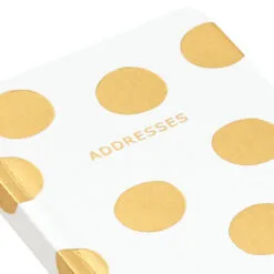 Hallmark Gold Polka Dots Address Book 13 Hallmark Gold Polka Dots Address Book -Hot Sale Hallmark Store Gold Polka Dots Address Book 1ADD1620 06