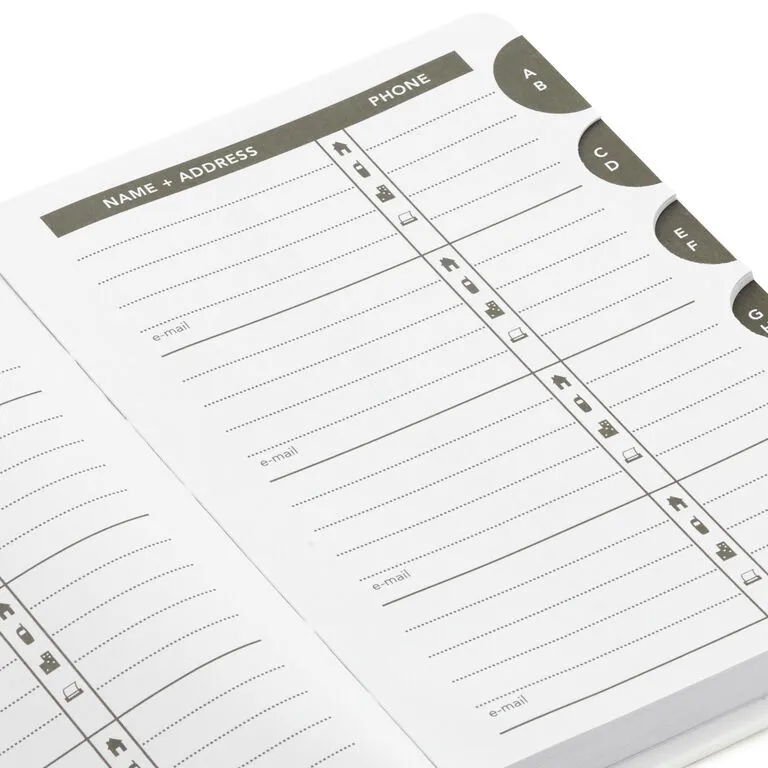 Hallmark Gold Polka Dots Address Book 7 Hallmark Gold Polka Dots Address Book - Image 7