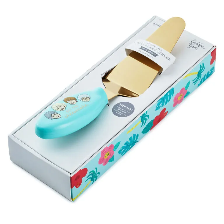 Hallmark The Golden Girls Cheesecake Pie Server With Sound 2 Hallmark The Golden Girls Cheesecake Pie Server With Sound - Image 2