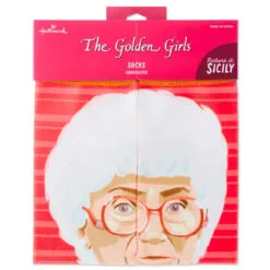 Hallmark Sophia The Golden Girls Sicily Novelty Crew Socks 8 Hallmark Sophia The Golden Girls Sicily Novelty Crew Socks -Hot Sale Hallmark Store Golden Girls Sophia Funny Novelty Crew Socks 1GOL1054 04
