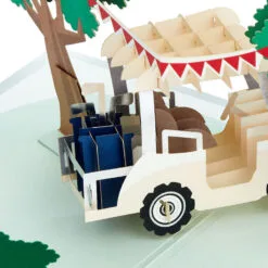 Hallmark Hope Your Day Is Good To A Tee Golf 3D Pop-Up Card -Hot Sale Hallmark Store Golf Cart Pun Good Day 3D PopUp Card 5RZH1304 04
