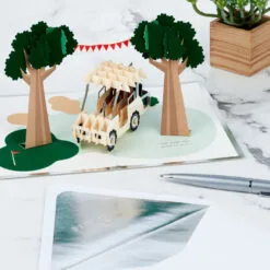 Hallmark Hope Your Day Is Good To A Tee Golf 3D Pop-Up Card -Hot Sale Hallmark Store Golf Cart Pun Good Day 3D PopUp Card 5RZH1304 08