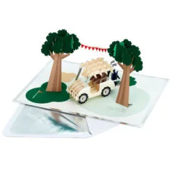 Hallmark Hope Your Day Is Good To A Tee Golf 3D Pop-Up Card -Hot Sale Hallmark Store Golf Cart Pun Good Day 3D PopUp Card 5RZH1304 2